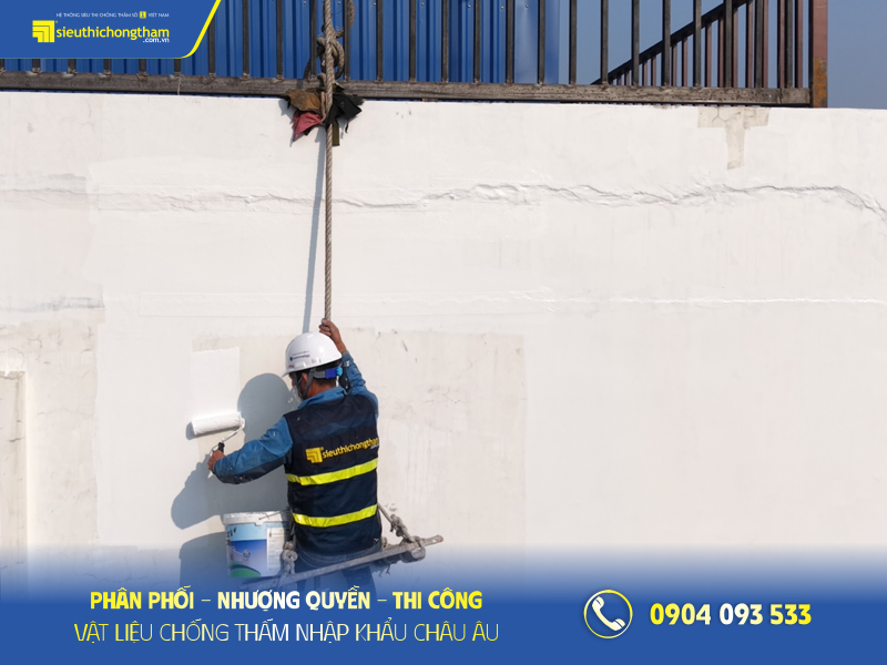 Lăn chống thấm tường ngoại thất