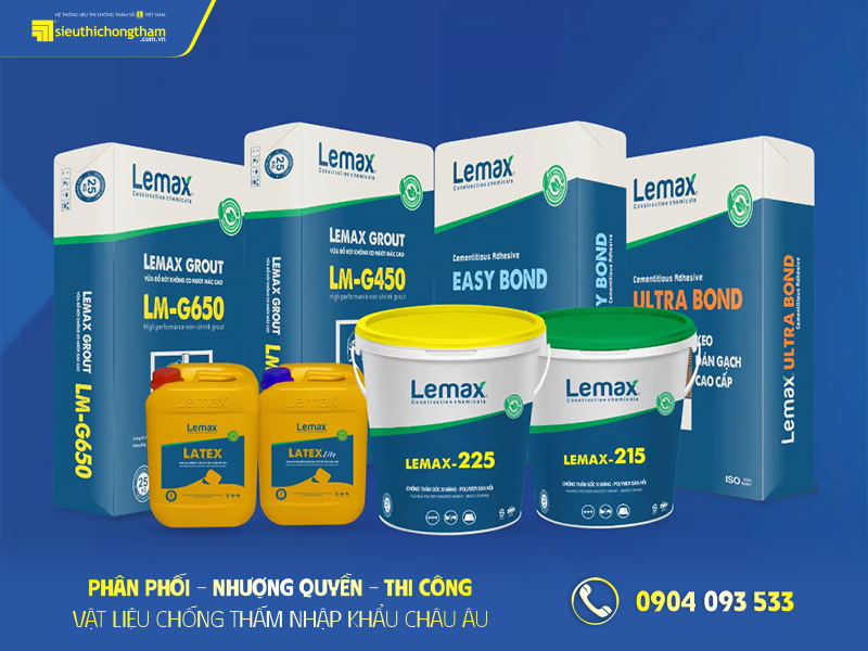 Vật liệu chống thấm Lemax