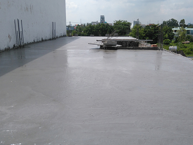 Chống thấm mái bê tông ẩm ướt tại Hưng Yên