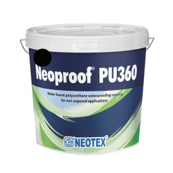 Chống thấm phủ bảo vệ Neoproof® PU360 (Đen) - 13kg/Thùng