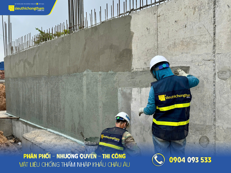 Chống thấm vách ngoài hầm