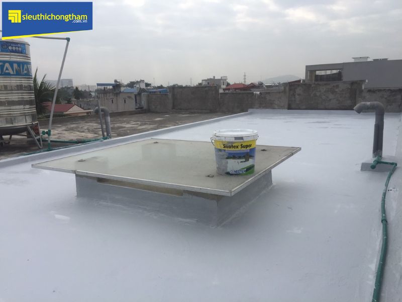 Silatex Super là vật liệu quét chống thấm dột trần nhà được ưa chuộng
