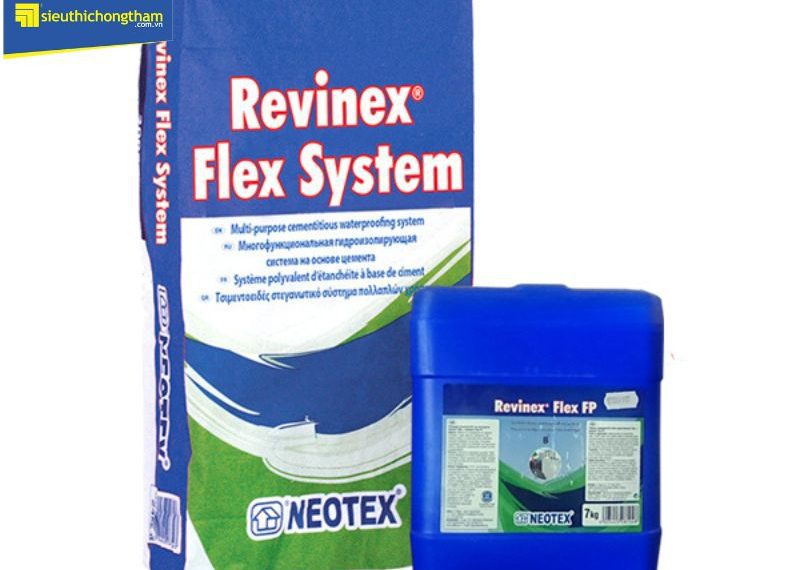 Revinex Flex FP là sản phẩm tiêu biểu của dòng vật liệu chống thấm xi măng