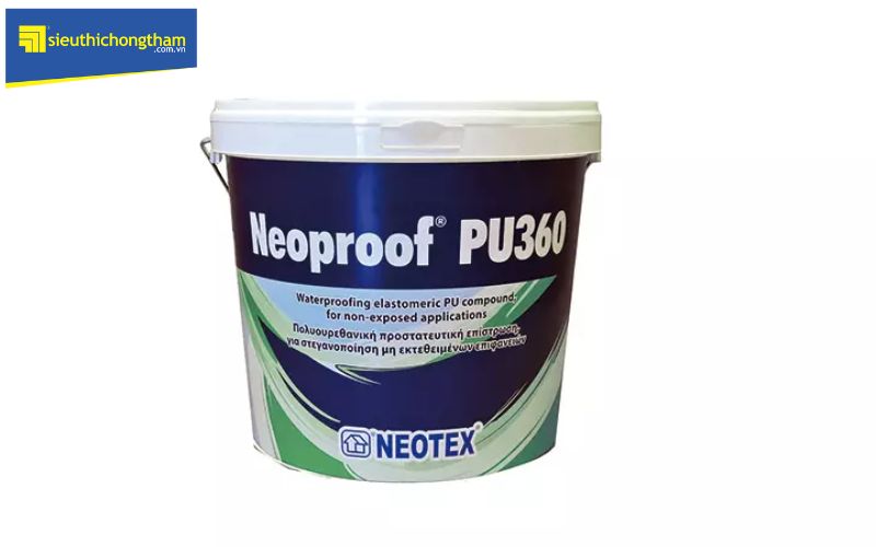 Neoproof PU360 được dùng phổ biến trong dịch vụ chống thấm sân thượng