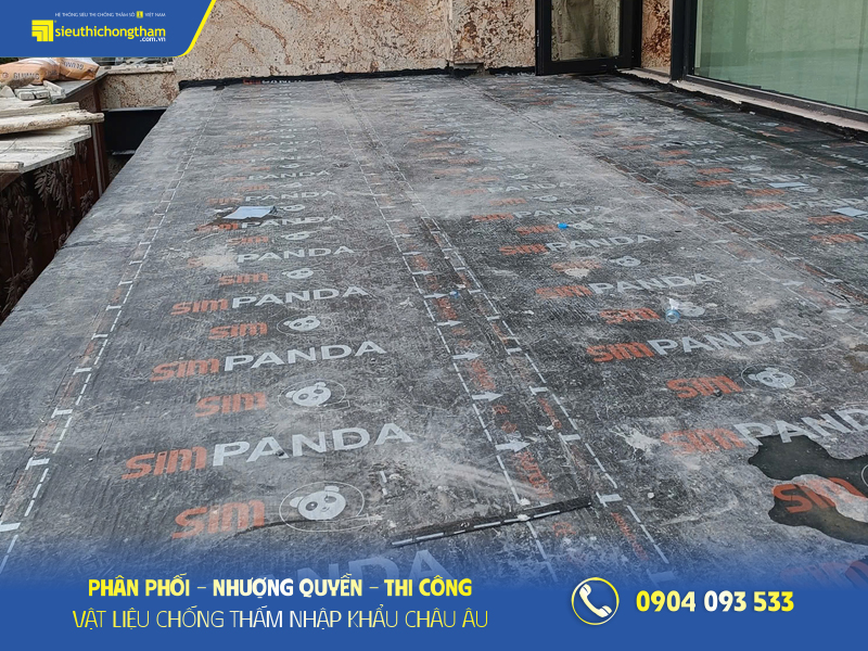 Màng chống thấm Bitum tự dính - Xu thế chống thấm của tương lai Màng chống thấm tự dính Panda