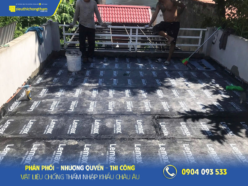 Màng chống thấm Bitum tự dính - Xu thế chống thấm của tương lai Màng tự dính Lemax