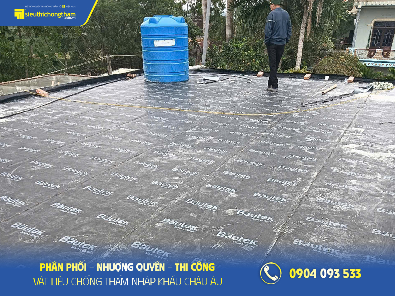 Màng chống thấm Bitum tự dính - Xu thế chống thấm của tương lai Màng tự dính Bautek