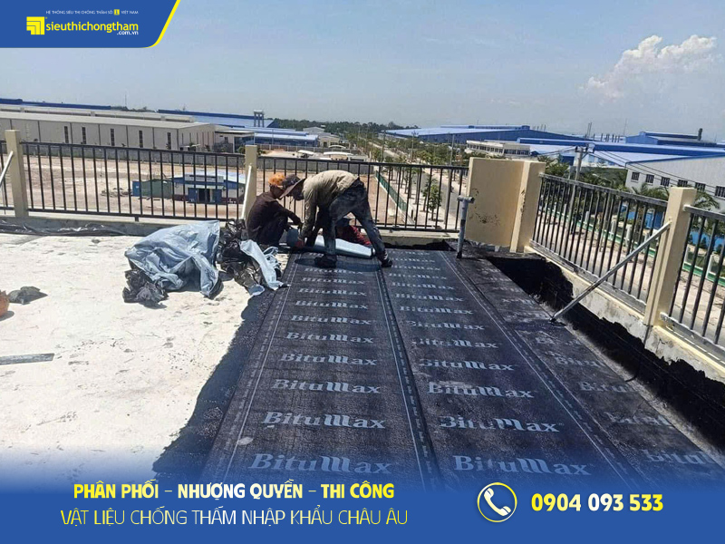 Thi công dán màng chống thấm