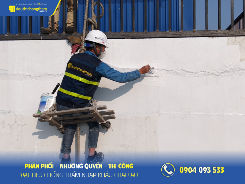 Cách chống thấm tường cũ triệt để 20 năm như mới Xử lý vết nứt chống thấm tường cũ