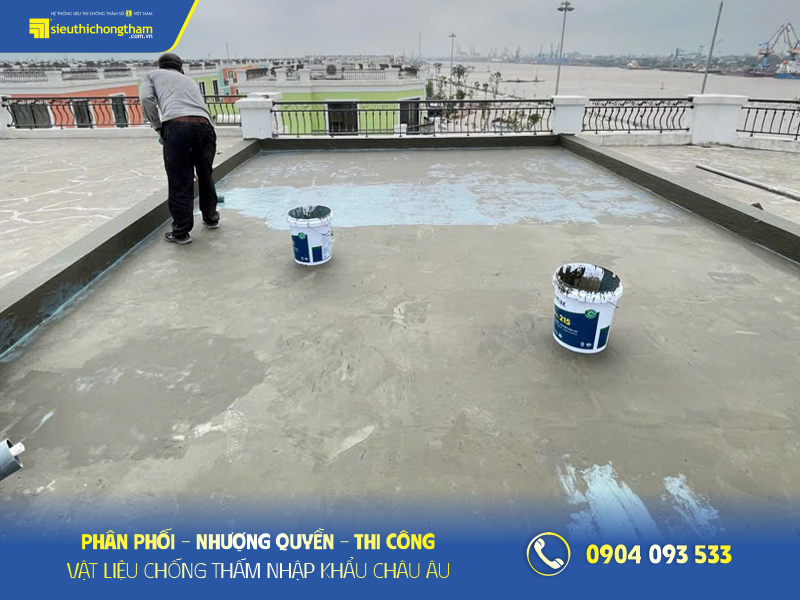 Chống thấm gốc xi măng 2 thành phần Lemax 215