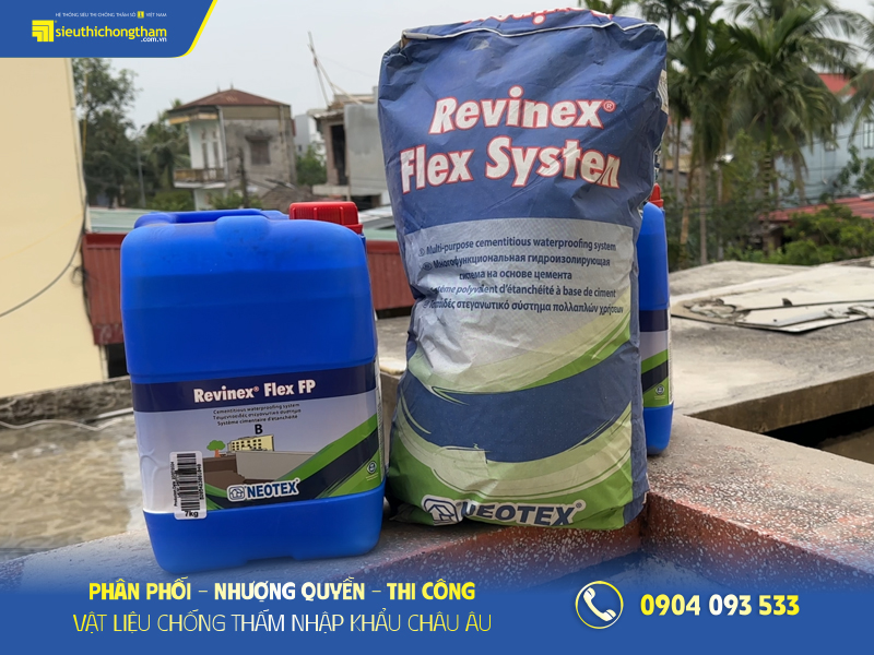 Chống thấm xi măng 2 thành phần Reviex Flex FP