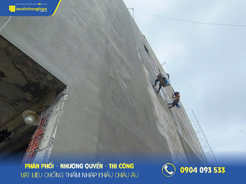 Sơn gốc xi măng chống thấm