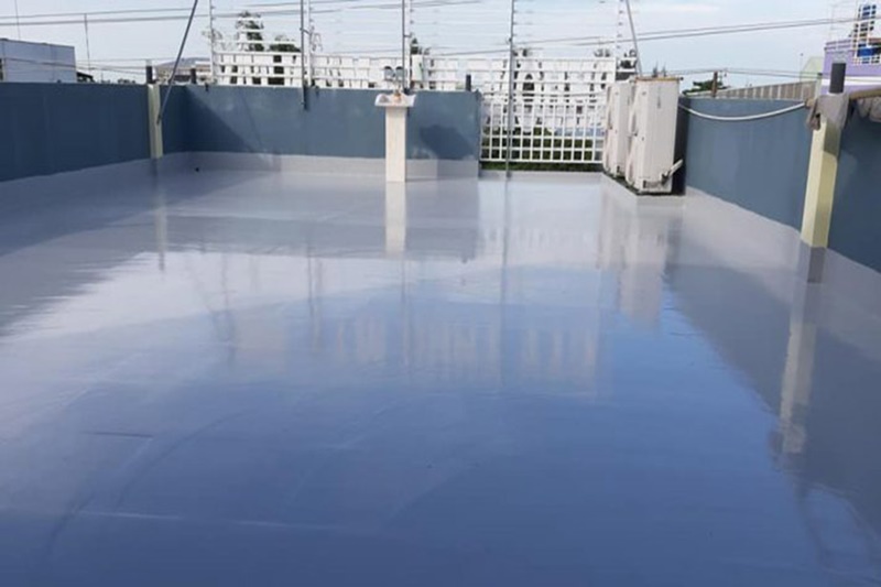 Quy trình chống thấm cho nhà mái bằng gồm 4 bước cơ bản