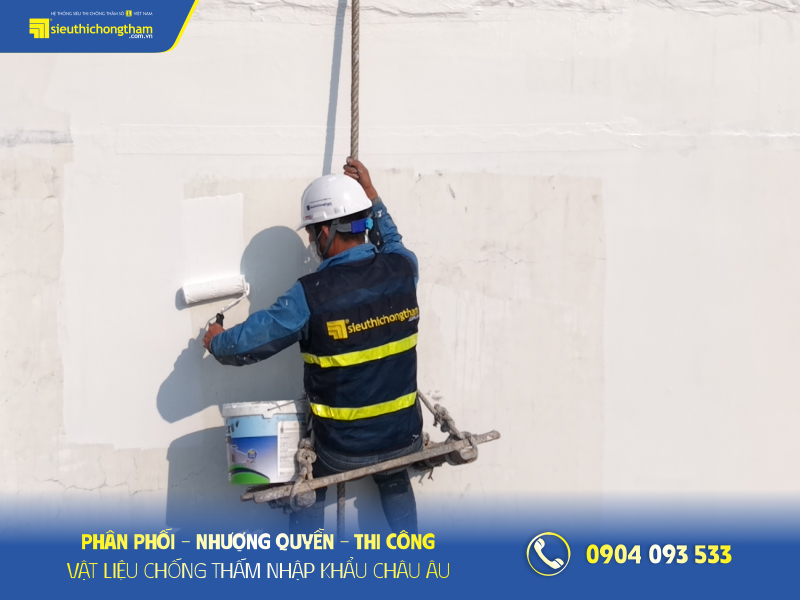 Lăn hóa chất chống thấm tường Silatex Reflect