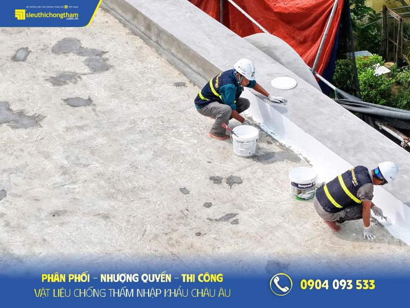 Quy trình chống thấm sàn mái chuẩn kỹ thuật