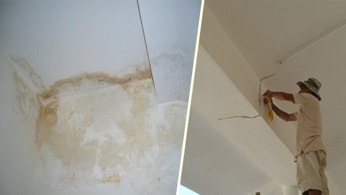 Cách khắc phục trần nhà bị dột-2