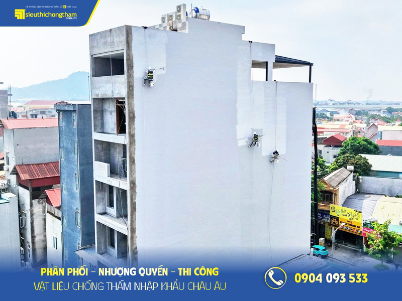 Cách chống thấm tường bằng xi măng hiệu quả & tiết kiệm Thi công chống thấm tường ngoài chuẩn kỹ thuật