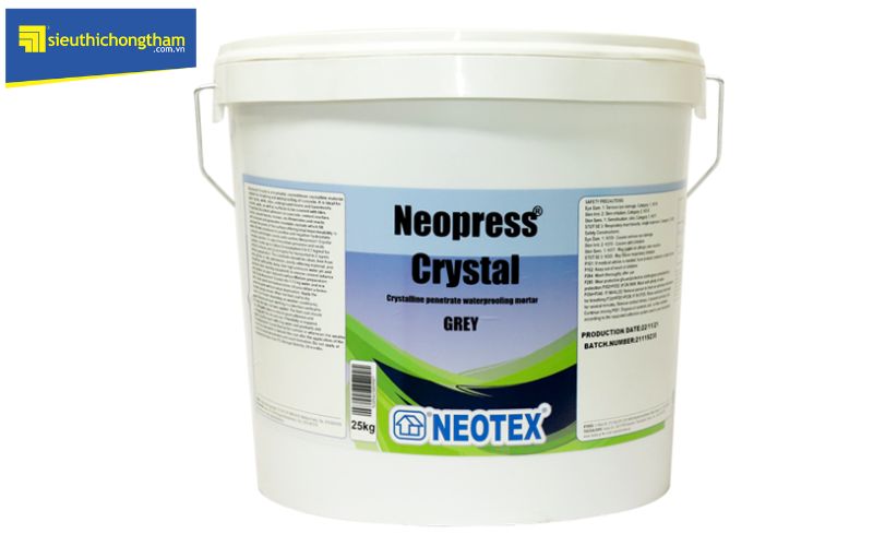 Neopress Crystal được sử dụng phổ biến trong các dịch vụ chống thấm ngược tường
