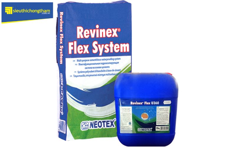 Revinex Flex U360 giúp chống và cải thiện khu vực xảy ra thấm dột, ẩm mốc
