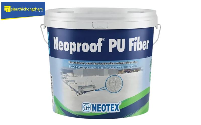 Neoproof PU Fiber là sơn chống thấm sân thượng có mái lộ thiên