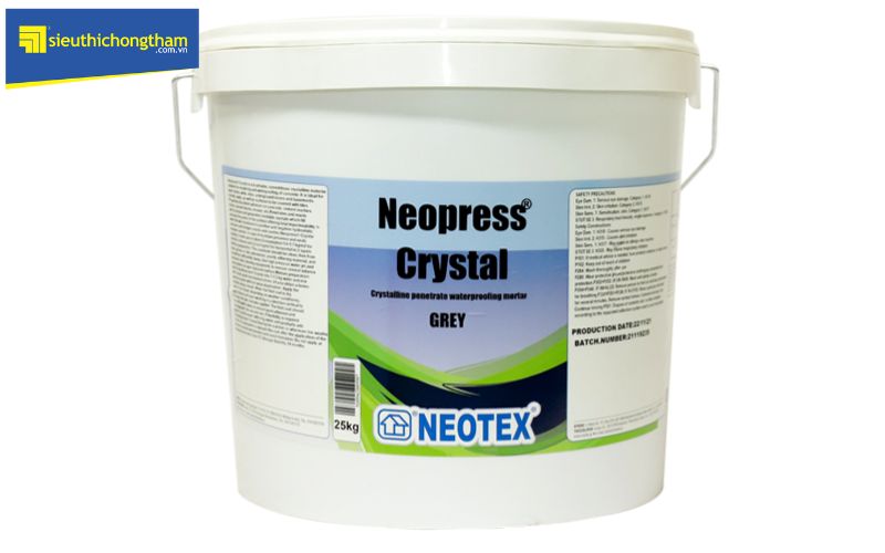 Neopress Crystal được ưu tiên trong chống thấm tường trong nhà