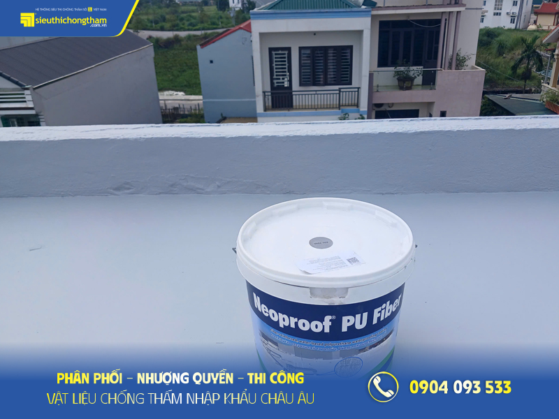 Chống thấm ban công – So sánh 3 phương pháp hiệu quả & phổ biến nhất hiện nay Neoproof PU Fiber