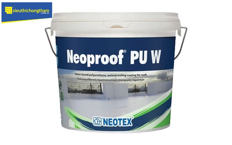 Với sân thượng đã lát gạch nên dùng phủ chống thấm Neoproof PU W