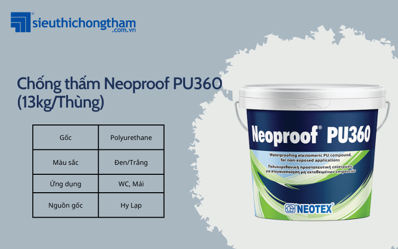 Neoproof PU360 là giải pháp hoàn hảo cho chống thấm nhà vệ sinh hiệu quả lâu dài