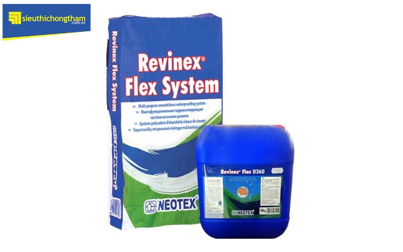 Revinex Flex U360 là một trong những cách chống thấm tường bên trong nhà được chuyên gia khuyên dùng