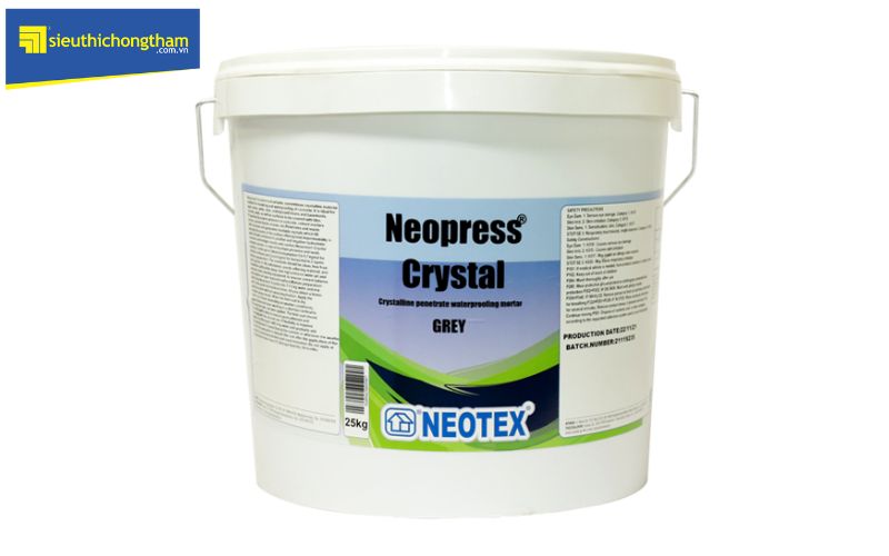 Neopress Crystal là cách chống thấm tường bên trong nhà đơn giản, hiệu quả cao