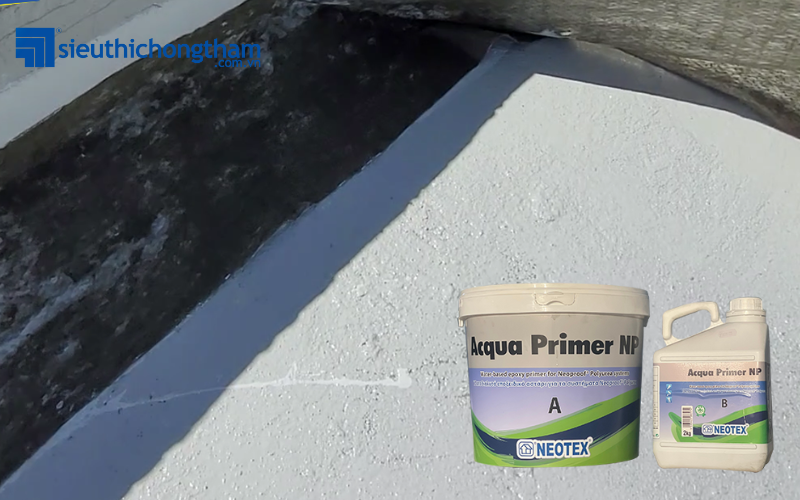 Sử dụng lớp lót Epoxy Acqua Primer NP trong chống thấm nhà vệ sinh bằng màng khò