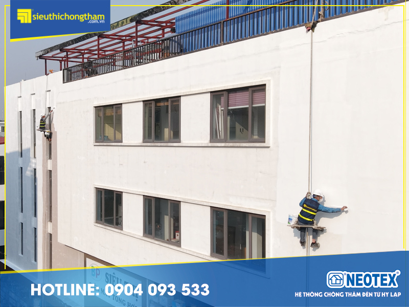 Chống thấm Kiến Hưng Silatex Super - Vật liệu chống thấm tường ngoài cho khả năng chống thấm ưu việt