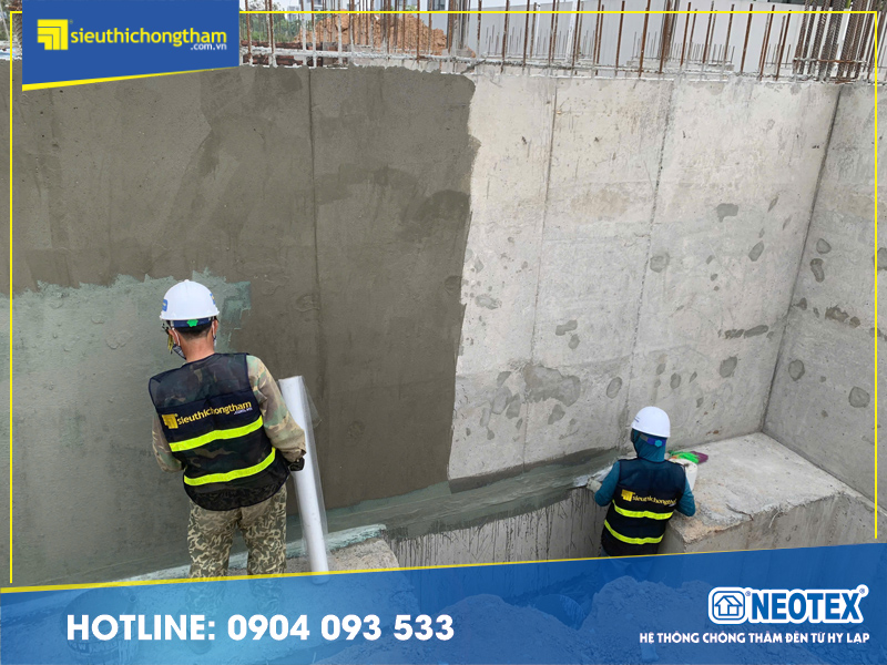 Chống thấm Long Biên rong các biệt thự hay khu dân cư mới ở Thạch Bàn, thì phần cần ưu tiên là sàn đáy và tường hầm