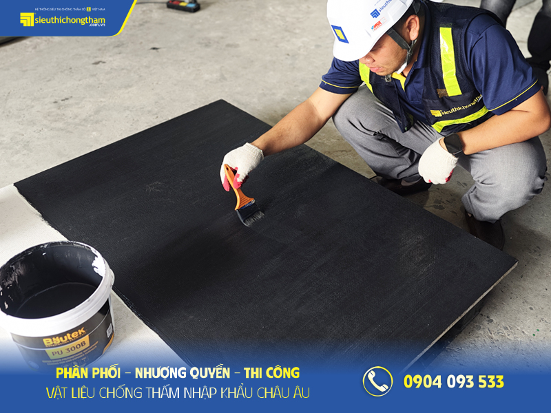 Thi công quét Bautek PU300B